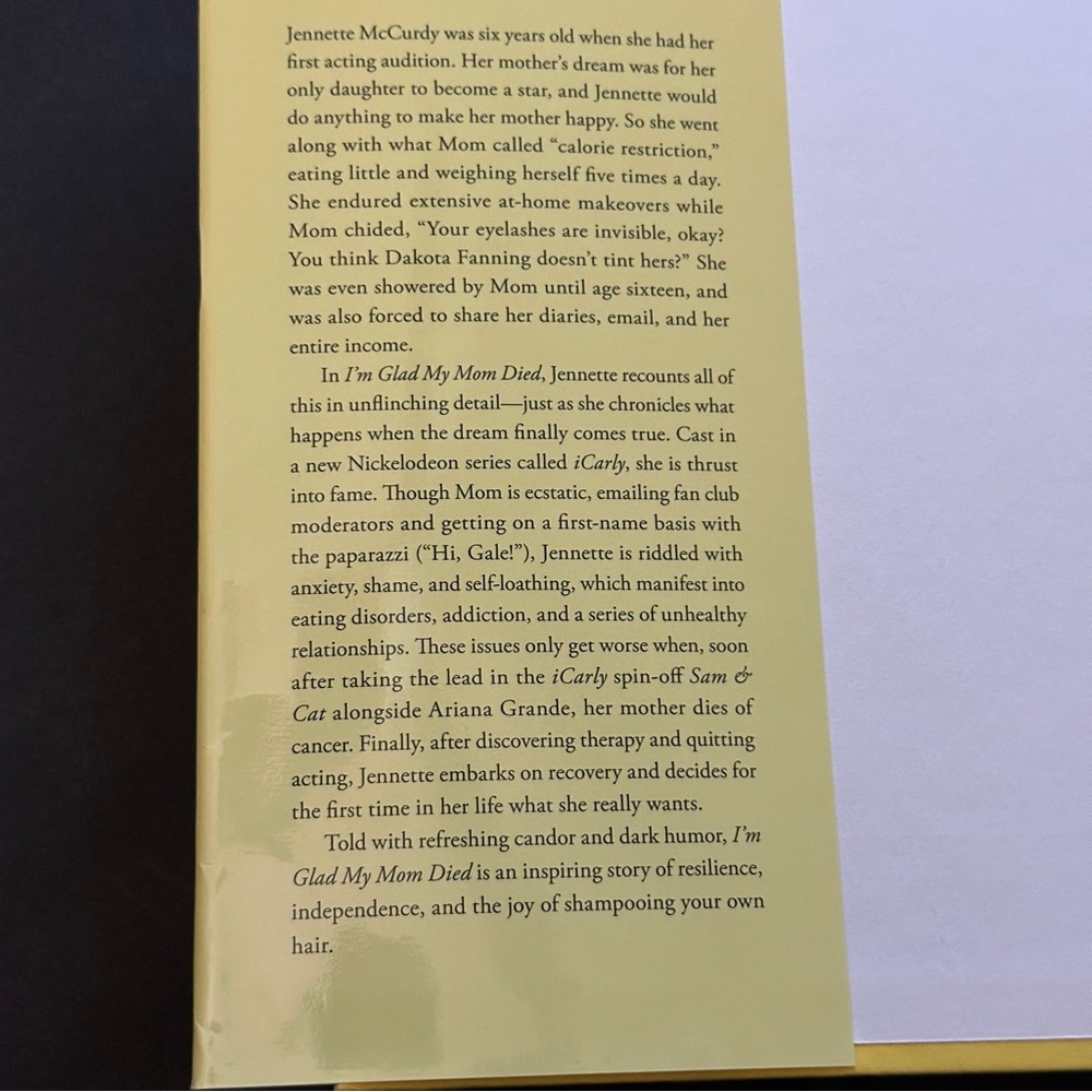 I'm Glad My Mom Died by Jennette McCurdy | Memoir | Hardcover Book - Picture 8 of 11